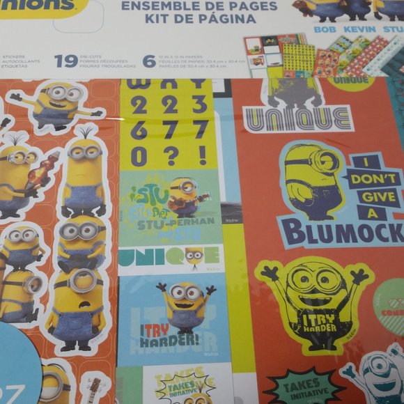 Minions paper and sticker kit - Picture 6 of 9